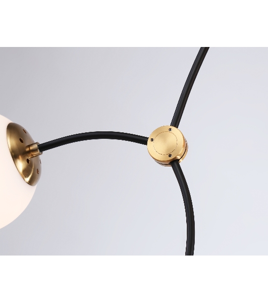 Светитльник Ambrella Light TR2575/4 BK/SB черный/бронза E27/4 max 60W D790*1120