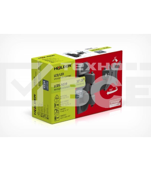 Кронштейн для телевизора Holder LCDS-5039 металлик 10