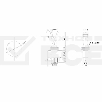 Тумблер 12V 20А (3c) ON-OFF однополюсныйс красной подсветкойRexant, фото2