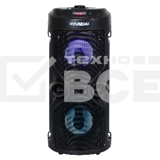 Минисистема Hyundai H-MC150 черный 50Вт/FM/USB/BT/SD/MMC