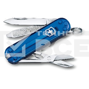 Нож перочинный Victorinox Classic Deep Ocean (0.6223.T2G) 58мм 7 функций карт.коробка