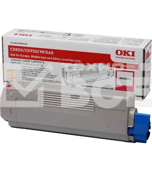 Картридж лазерный Oki C5850/5950/MC560 6K (magenta)