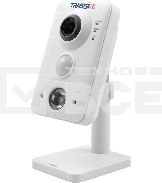 Камера видеонаблюдения IP Trassir TR-D7121IR1 v6 2.8-2.8мм цв. корп.:белый