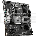 Материнская плата MSI PRO B760M-P DDR5, LGA 1700, Intel B760, 4xDDR5, 4xSATA, 2xM.2, 1xPCIe 4.0 x16, 2xPCIe 3.0 x1, 1xHDMI, 1xDP, 1xVGA, 1x1Gb LAN, 4xUSB-A 2.0, 1xUSB-A 3.2 Gen 1, 1xUSB-C 3.2 Gen 2, 3x3.5 мм, 7.1, mATX, фото5