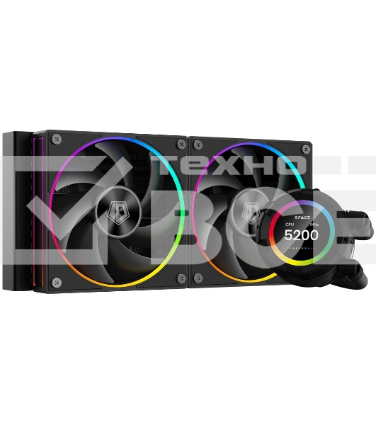 Система водяного охлаждения ID-Cooling SL240 черный 120мм алюминий+медь 2000rpm 30db 4-pin 300W