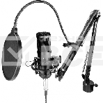 Микрофон проводной Оклик SM-600G 2.5м черный, фото15