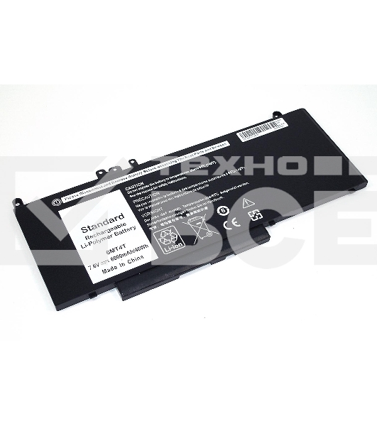 Аккумуляторная батарея для ноутбука Dell Latitude 14-E5470 7.6V 6000mAh черный OEM