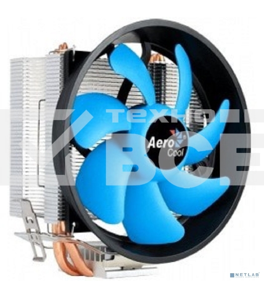 Кулер для процессора AeroCool / Formula Verkho 3 Plus серебристый, 120 мм, алюминий/медь, 2000 об/мин, 26.7 дБ, 4 pin, 125 Вт, 134 мм