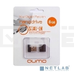 Флэш Диск USB 2.0 QUMO 8GB NANO QM8GUD-NANO-B Black, фото2