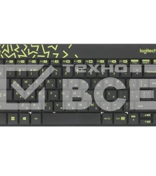 Клавиатура + мышь Logitech Wireless Desktop MK240 Nano Black Retail Combo