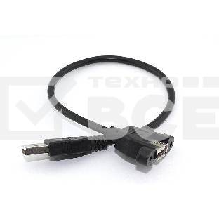 Кабель USB 2.0 для монтажа на корпус 30 см
