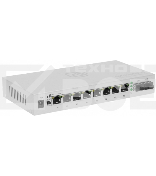 Коммутатор SNR SNR-S1908GP-2S, 1Гбит/с, количество портов 8 шт, (L2)