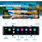 Видеорегистратор TrendVision aMirror 15 Android UNIVERSE черный 1080x1920 1080p 140гр. GPS внутренняя память:64Gb UIS8581A, фото5