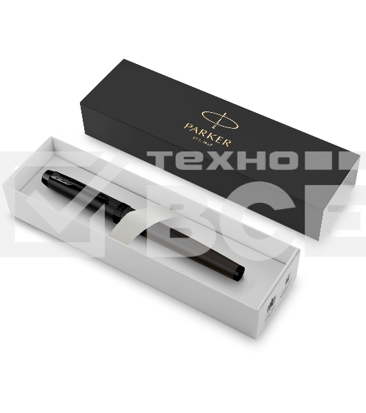 Ручка роллер Parker IM Achromatic T317 (CW2127743) Matt Black F черн. черн. подар.кор.