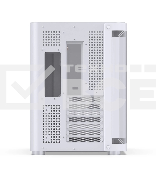 Корпус без блока питания JONSBO TK-2, Midi-Tower, TG, no fans, 1xUSB-A 3.2 + 1xUSB-C 3.2, ATX, mATX, mITX White