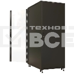 Шкаф коммутационный Hyperline (TTBR-4288-AS-RAL9004) напольный 42U 800x800мм пер.дв.стекл задн.дв.спл.стал.лист 2 бок.пан. 1000кг черный 710мм 2055мм IP20 сталь, фото4