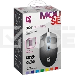 Мышь проводная Defender Dot MB-986 черный, 1600 dpi, USB, кнопки - 4, фото4