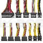 Блок питания серверный 600W ExeGate (RM-1U-600ADS) APFC,универсальный для 1U, 24pin/2x(4+4)pin, 5xSATA,4xIDE, фото9