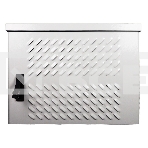 Шкаф уличный всепогодный настен. 18U (600х300), передняя дверь вент. (ШТВ-Н-18.6.3-4ААА), фото13