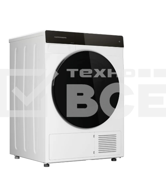 Сушильная машина Kuppersberg DM 590 W белый, 10 кг, сушка - тепловой насос, программ - 16, 60 x 85 x 62 см