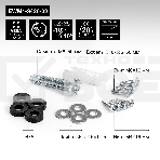 Крепление настенное ExeGate EWM1-3420-02 (кронштейн для одного монитора 13'-34', VESA 75x75, 100x100, макс. нагрузка 20 кг, наклон -10°/+10°, поворот -90°/+90°, вращение 360°, расстояние до стены 40-350мм, черный), фото3