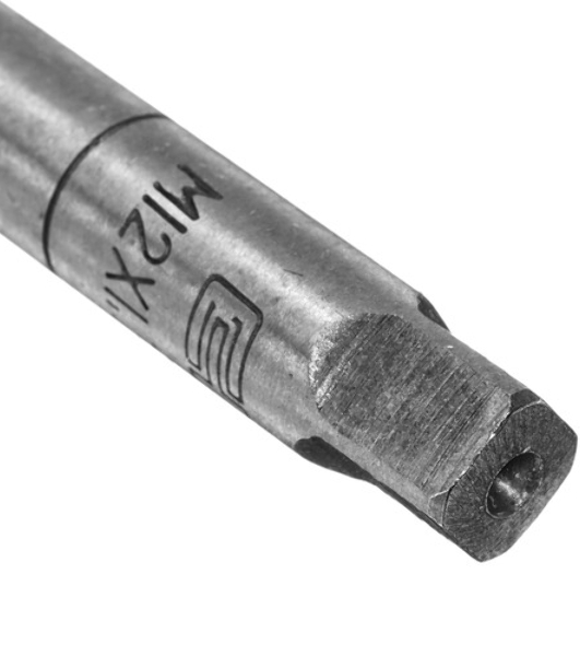 Метчик Сибртех ручной М12x1,5 мм,комплект из 2 шт.