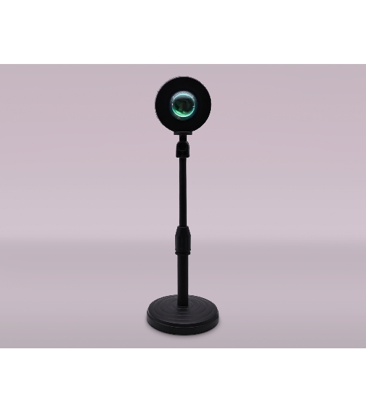 Атмосферная светодиодная настольная лампа Ambrella light DE8385 BK черный LED RGB 3W (ПДУ RGB)