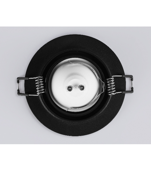 Встраиваемый поворотный точечный светильник Ambrella light TN102742 BK черный IP20 GU5.3 D95*25