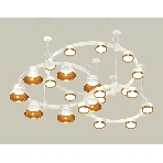 Светильник Ambrella light XR92212001/22 SWH/PYG/CL белый песок/золото желтое полированное/прозрачный GX53, фото3