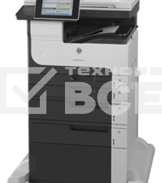 МФУ HP LaserJet Enterprise MFP M725f, лазерный принтер/сканер/копир/факс A3, 40ppm, 1200dpi, 1024Mb, 320Gb HDD, 5 trays 100+250+250+500+500, Cabinet, ADF100, Duplex, USB/LAN/FIH, Color LCD20i, 1y warr, repl. Q7830A M5035x, Q7831A M5035xs)