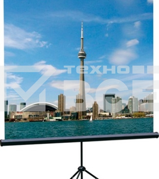 Экран на треноге Lumien 200x200см Eco View LEV-100103 1:1 напольный рулонный