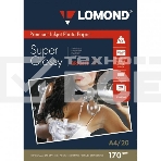 Фотобумага Lomond 1101101 A4/170г/м2/20л./белый высокоглянцевое для струйной печати, фото2