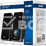 Акустическая система 2.0 SVEN 325, чёрный, USB, мощность 2x3 Вт(RMS) SVEN 325, чёрный, USB, акустическая система 2.0, мощность 2x3 Вт(RMS), фото4