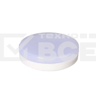 Лампа светодиодная PLED-GX53 12Вт таблетка 3000К мат. тепл. бел. GX53 980лм 230В JazzWay 1029102