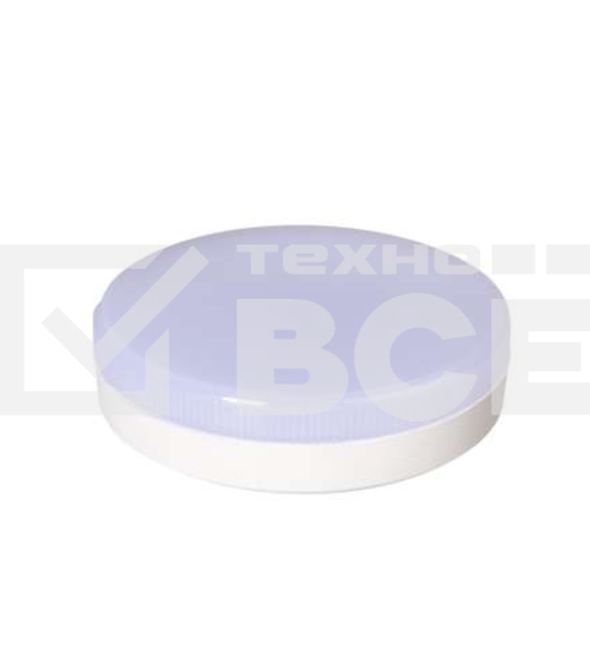 Лампа светодиодная PLED-GX53 12Вт таблетка 3000К мат. тепл. бел. GX53 980лм 230В JazzWay 1029102