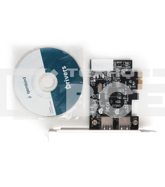 Контроллер USB  Gembird SPCR-01, в PCI, порты: 2 внешн. USB 3.0