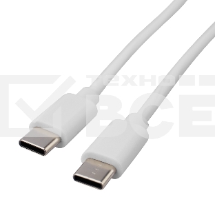 Кабель Type-C - Type-C PD 60W/1m/PVC/white/ REXANT