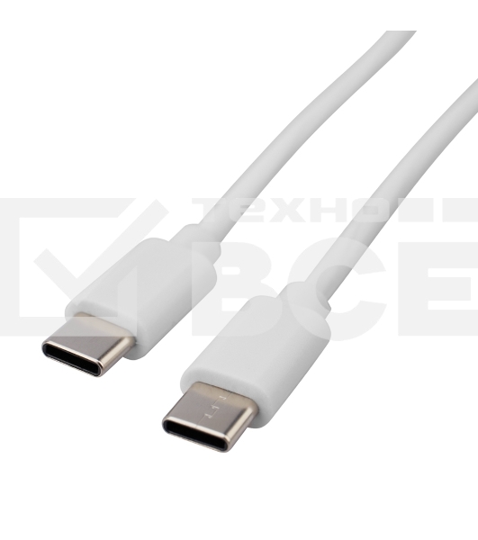 Кабель Type-C - Type-C PD 60W/1m/PVC/white/ REXANT