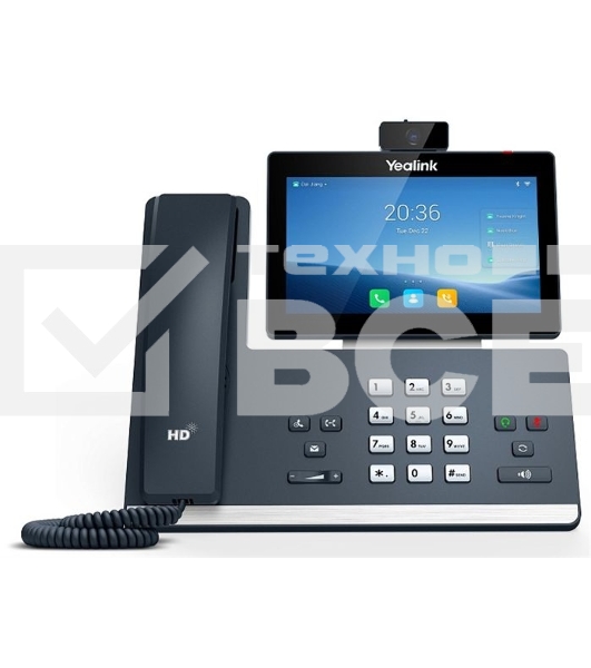 Телефон YEALINK SIP-T58W with camera, видеотерминал, Android, WiFi, Bluetooth, GigE, CAM50, без БП, шт