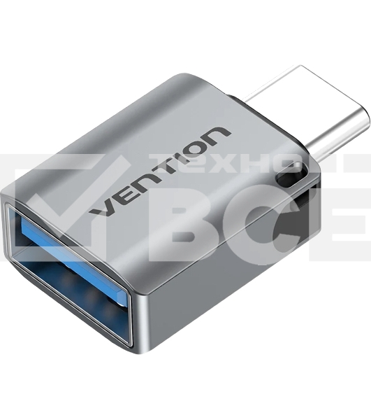 Адаптер-переходник Vention OTG USB Type C M/ USB 3.0 AF