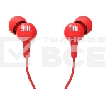 Наушники JBL Гарнитура C100si красный, фото4