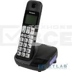 Телефон беспроводной (DECT) Panasonic KX-TGE110RUB черный АОН, фото3