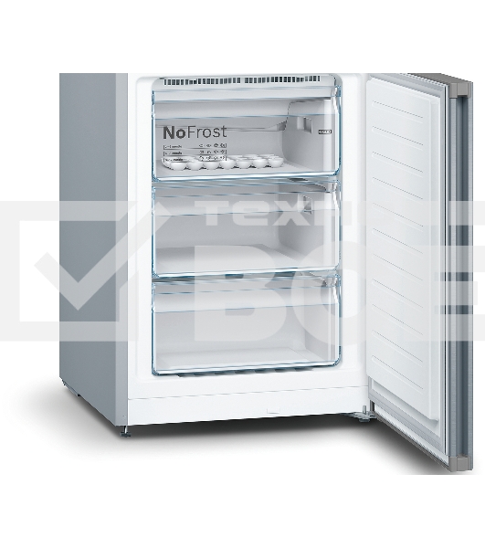 Холодильник Bosch KGN39XI30U нержавеющая сталь двухкамерный 279/87л морозилка снизу, No Frost