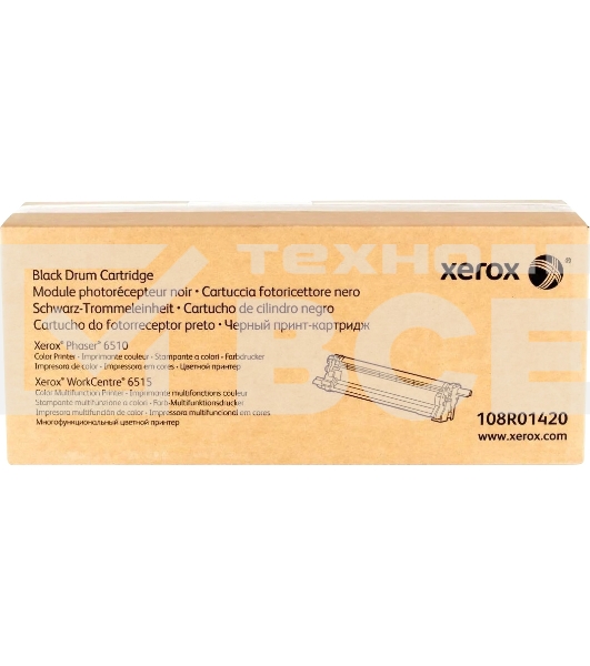 Барабан XEROX 108R01420 черный,black (48000 стр) для XEROX Phaser 6510/WC 6515(Channels)