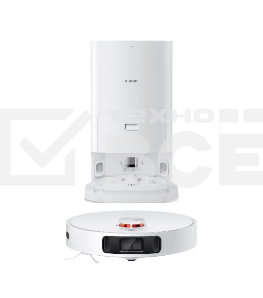 Робот-пылесос Xiaomi Mi Robot Vacuum X10+ белый [BHR6363EU], 70 Вт, 5200 мАч Li-Ion, уборка сухая/влажная, пылесборник контейнер 0.35 л