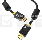 Кабель GCR PROF 1.5m DisplayPort v1.4, 8K 60Hz, 4K 165Hz, черный, ферритовые кольца, фото2