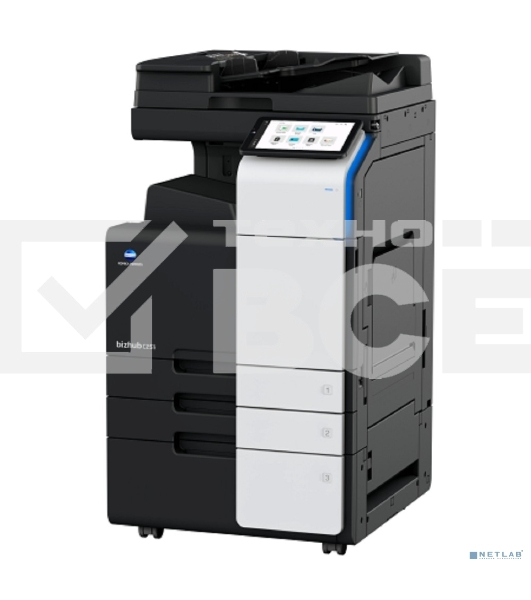 МФУ лазерное Konica Minolta bizhub C251i (A3, 25 стр./мин, без крышки и ADF, без тумбы, без картриджей, без кабеля питания, запуск только инженером платно)