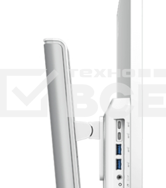 Моноблок MSI Modern AM272P 1M-677XRU 27' Full HD Core 3 100U (1.2) 8Gb SSD 512Gb Graphics без ОС GbitEth WiFi BT 120W клавиатура мышь Cam белый 1920x1080 (9S6-AF8232-1032)