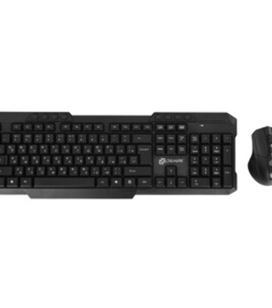 Комплект клавиатура+мышь Oklick 205MK беспроводной, USB, 1600 DPI, чёрный