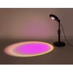 Атмосферная светодиодная настольная лампа Ambrella light DE8385 BK черный LED RGB 3W (ПДУ RGB), фото11